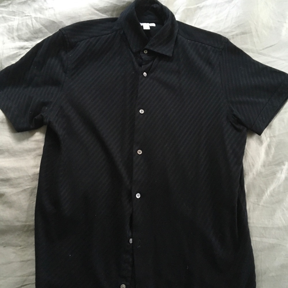Double Cotton Banana Republic S / S Button Down
